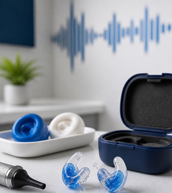 Custom hearing protection molds for tinnitus and hearing protection services